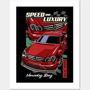 Speed and Luxury CLK 500 Posters and Art